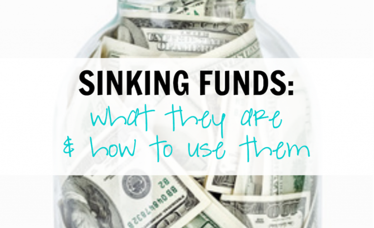 Budgeting for Sinking Funds.