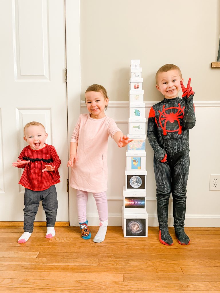 DIY Cosmic Nesting Boxes.