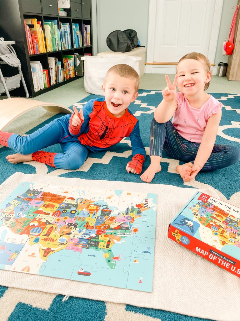 Montessori Puzzle Sequence.